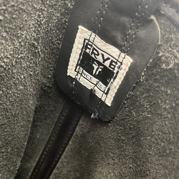 Frye Tall Leather Harness Biker Boots Size: 7 1/2 M 631196 700 77300-1 - Picture 14 of 15